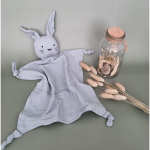 Knuffel Konijn Grijsblauw 