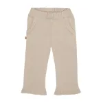 Ruffle Wide Pants | Silver Gray